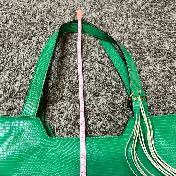 Rachel Zoe Faux Leather Woven Faux Straw Tote Bag - Picture 11 of 11